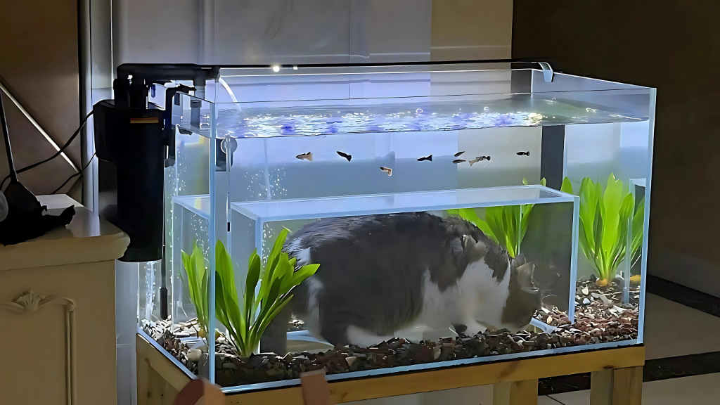 Bottom Entrance Cat Aquarium Product Image 4